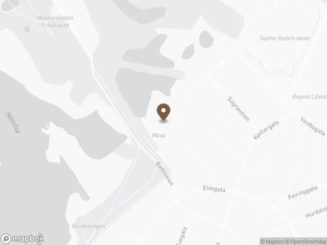 Kart: Líf Begravelse, Lillestrøm